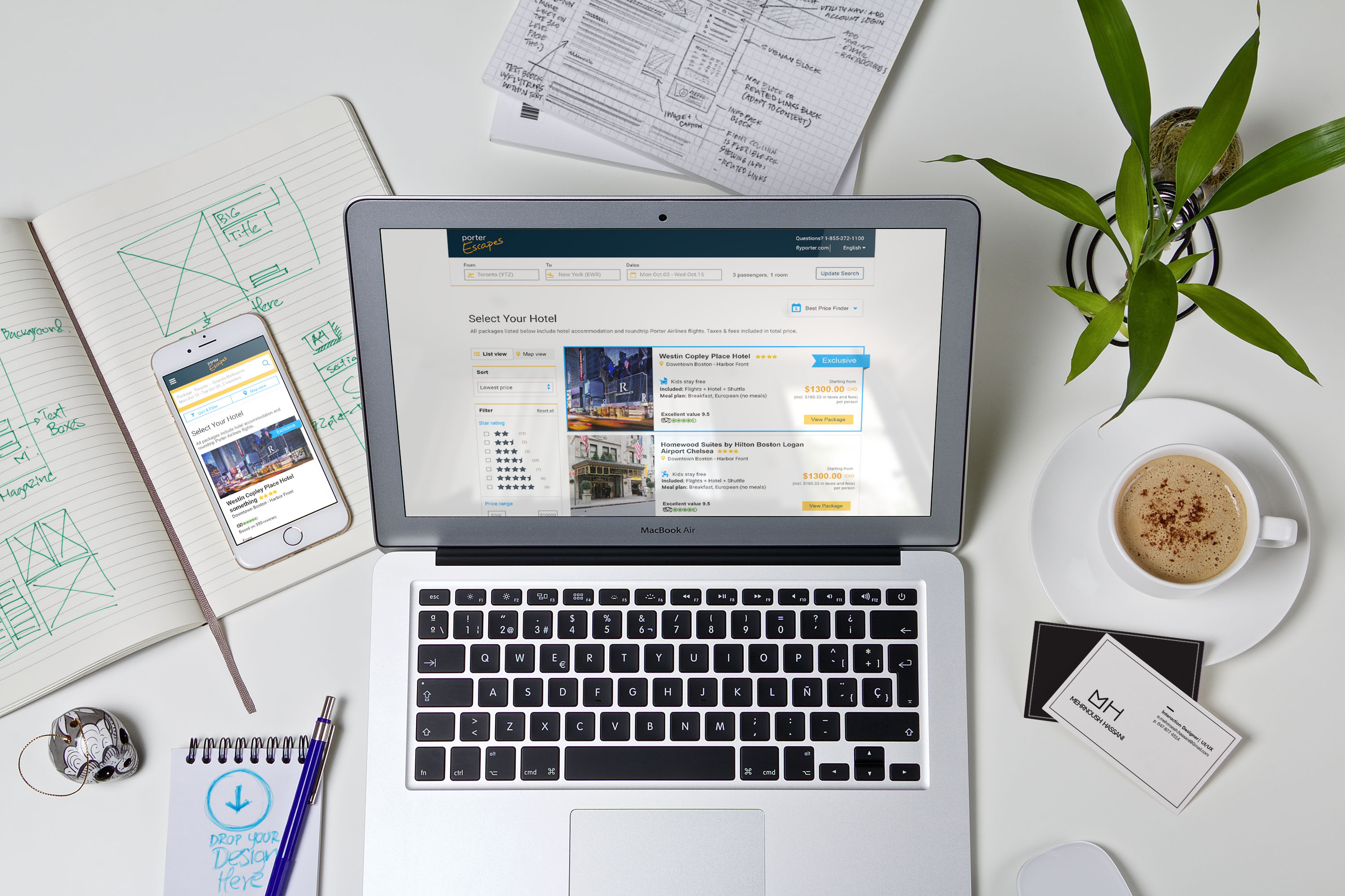 Porter Escapes  – Travel Experience Redesign